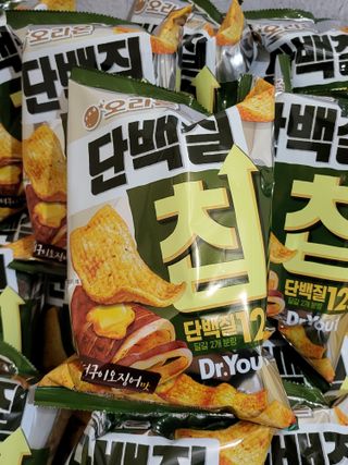 맛있게 채우는 단백질 12g, 닥터유 단백질칩 — 4.5점을 준 리뷰어가 2023년 12월 올린 사용 사진