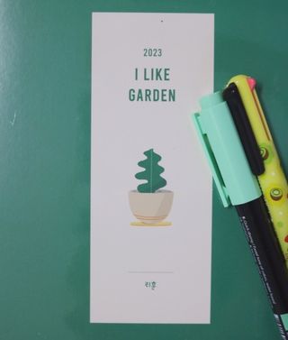 리훈 2023년 아이라이크 모눈 다이어리 미니달력 세트 — 5점을 준 리뷰어가 2022년 12월 올린 사용 사진