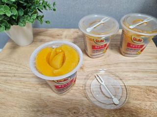 돌 MF[Dole] 파인애플컵/망고컵/복숭아컵 198g 6입X1박스 (맛 1가지 랜덤 발송) — 5점을 준 리뷰어가 2024년 10월 올린 사용 사진