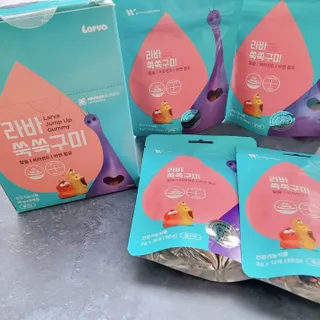 푸름웰니스 라바 쑥쑥구미 36g — 5점을 준 리뷰어가 2022년 4월 올린 사용 사진
