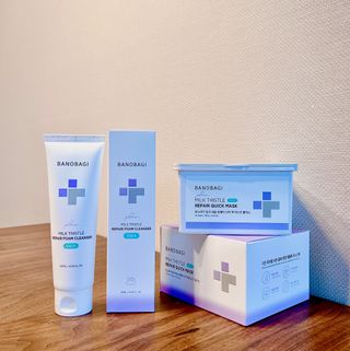 바노바기 코스메틱 바노바기 밀크씨슬 리페어 시카 폼 클렌저 플러스 120ml + 퀵 마스크 플러스 30매 — 5점을 준 리뷰어가 2023년 9월 올린 사용 사진