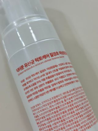 MF프리 [닥터문] 유산균 락토케어 질경초 여성청결제 200ml (폼타입) — 5점을 준 리뷰어가 2024년 8월 올린 사용 사진