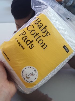 디어엘로디 프리미엄 유기농 유아 솜티슈 40매 3Pack +60매 1Pack 혼합형 — 5점을 준 리뷰어가 2021년 4월 올린 사용 사진