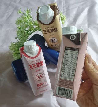 파워풀엑스 [프쌤] 더 맛있고 강력해진 고단백 음료 3종 (초코맛,딸기맛,커피맛) — 5점을 준 리뷰어가 2023년 1월 올린 사용 사진