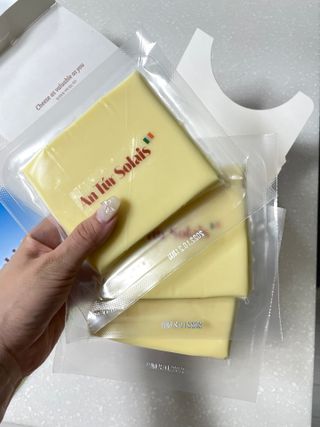 앙투어솔레 아일랜드 구워먹는 치즈 100 자연 치즈 와인안주 300g(100g x 3팩) — 5점을 준 리뷰어가 2022년 8월 올린 사용 사진
