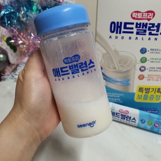 씨니어(seenear) 씨니어 락토프리 애드밸런스 600g 산양유 영양식 산양유단백질 포뮬러 식사대용 — 5점을 준 리뷰어가 2024년 12월 올린 사용 사진