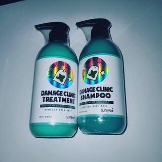 썸헤어 / SUMHAIR 썸헤어 데미지 클리닉 샴푸+트리트먼트 네롤리&민트티 — 5점을 준 리뷰어가 2021년 6월 올린 사용 사진