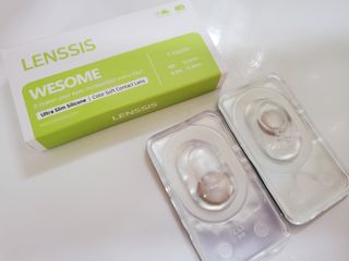 렌시스 LENSSIS [ 렌시스 ] 브라운 써클링의 영롱한 색감 ＃위썸초코 1개월용 ｜ 2직경 중 택1 ｜ — 5점을 준 리뷰어가 2021년 5월 올린 사용 사진