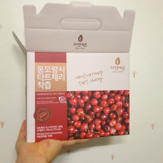 자연에온 몽모랑시 타트체리 착즙 100mL 10개입 2BOX — 5점을 준 리뷰어가 2021년 1월 올린 사용 사진