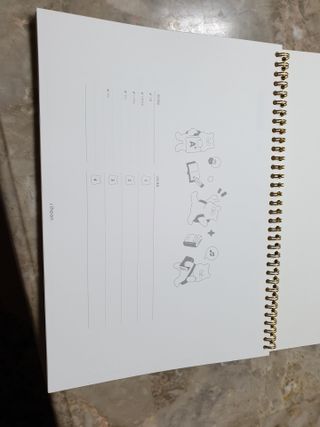 리훈 곰부 체크리스트+ 곰부 리무버블스티커 1장 — 5점을 준 리뷰어가 2021년 5월 올린 사용 사진