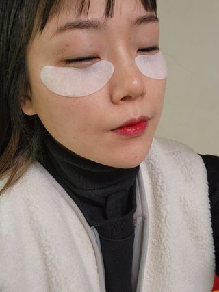 [풀리다 노잠패치] / 잠깨는 패치(졸음방지+눈가케어) 1팩(5회분) /공부할때, 운전할때, 골프, 눈 피로할때 — 5점을 준 리뷰어가 2022년 12월 올린 사용 사진