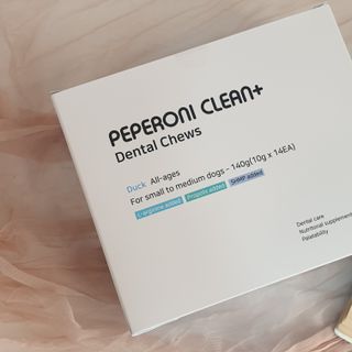 페페로니 클린플러스 덴탈오리껌 10g x 14p — 5점을 준 리뷰어가 2021년 7월 올린 사용 사진