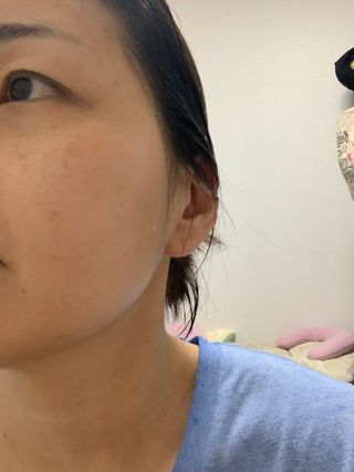 AYU25[아유트웬티파이브]다마스크로즈워터 베이스 천연 수분 촉촉 크림 — 5점을 준 리뷰어가 2021년 4월 올린 사용 사진