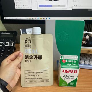 서비푸드 리얼 닭숫가루 마일드 1SET 10개입 — 5점을 준 리뷰어가 2022년 1월 올린 사용 사진