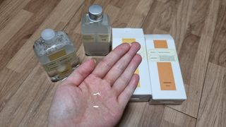 [녹산] 비건 대나무 밸런싱 수분 토너 + 비건 바이오 비타 에센스 — 5점을 준 리뷰어가 2022년 11월 올린 사용 사진