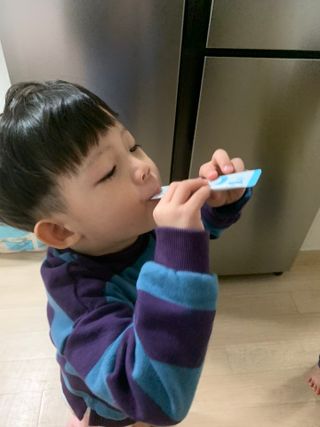 [이뮤니티플러스]우리아이 면역오키, 건강오키 _ 키즈오키 더진한꿀배도라지청 10포 1box — 4점을 준 리뷰어가 2022년 1월 올린 사용 사진
