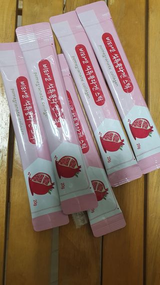 비타앤 석류콜라겐스틱 — 5점을 준 리뷰어가 2021년 5월 올린 사용 사진