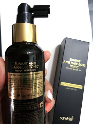 썸헤어 / SUMHAIR 썸헤어 써밋 안티 헤어로스 토닉 — 4점을 준 리뷰어가 2021년 5월 올린 사용 사진