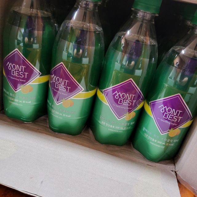 Montbest with Sparkling water Lemon OR Lime 20병(랜덤) 리뷰 사진