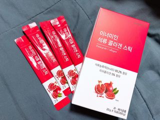 이너미인 석류 콜라겐 스틱 — 5점을 준 리뷰어가 2021년 1월 올린 사용 사진
