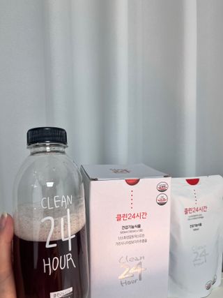 클린24시간 1BOX(5포) + 전용보틀(500ml) — 5점을 준 리뷰어가 2022년 12월 올린 사용 사진