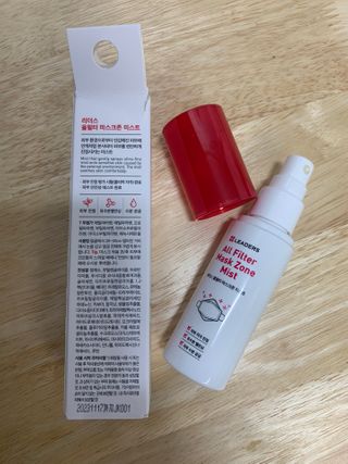 리더스코스메틱 리더스 올필터 마스크존 미스트 — 5점을 준 리뷰어가 2021년 1월 올린 사용 사진