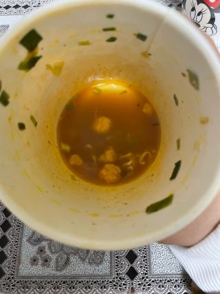 NISSIN 닛신 컵누들  4종 - 씨푸드오리지날, 씨푸드 스파이시, 씨푸드 커리, 씨푸드 XO소스 — 5점을 준 리뷰어가 2023년 2월 올린 사용 사진