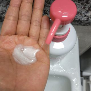 더마힐 헤어 컨디셔닝 샴푸 릴렉스 500ml — 5점을 준 리뷰어가 2021년 2월 올린 사용 사진