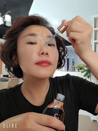애디팬더 미생물 바이오 SF앰플 블루/그린 — 5점을 준 리뷰어가 2021년 4월 올린 사용 사진
