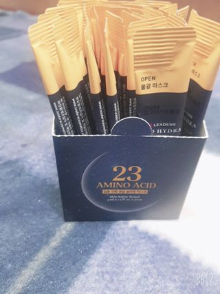 리더스코스메틱 리더스 프로 하이드라 아미노 슬리핑 마스크 — 5점을 준 리뷰어가 2021년 1월 올린 사용 사진