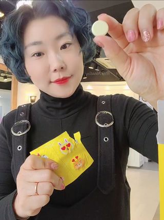 일동제약 마이니 마이니 생생톡톡비타C — 5점을 준 리뷰어가 2021년 2월 올린 사용 사진