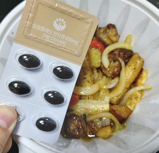 슬림플래닛 잔티젠 600mg 굿밤 다이어트 — 5점을 준 리뷰어가 2021년 2월 올린 사용 사진