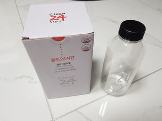 클린24시간 1BOX(5포) + 전용보틀(500ml) — 5점을 준 리뷰어가 2022년 7월 올린 사용 사진
