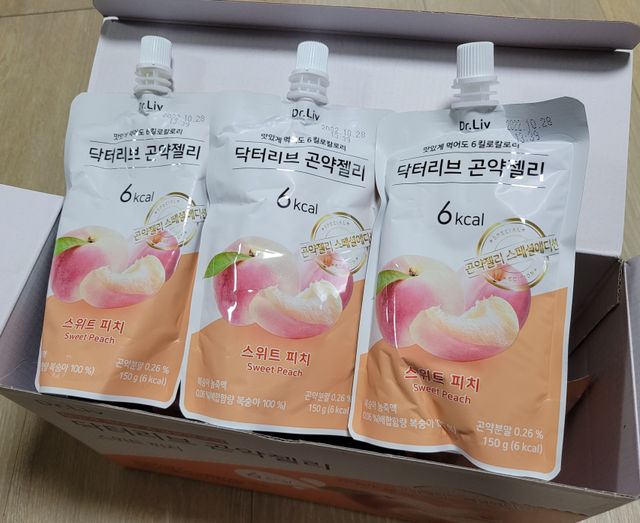 닥터리브 곤약젤리 8종 중 택1 리뷰 사진