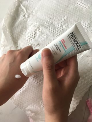 피지오겔 레드수딩 시카밸런스 크림 50ml — 5점을 준 리뷰어가 2022년 4월 올린 사용 사진