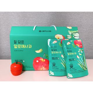 서울약사신협 잘 담은 알로애사과_70ml x 30포 — 5점을 준 리뷰어가 2021년 10월 올린 사용 사진