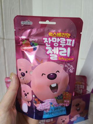[팔도] 잔망루피젤리 믹스베리맛 42g 8개 — 5점을 준 리뷰어가 2022년 3월 올린 사용 사진
