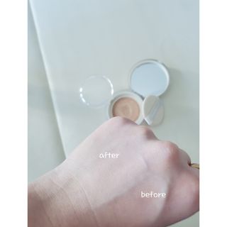 [트라움하프트] 컴포트 핏 쿠션 — 4.5점을 준 리뷰어가 2022년 11월 올린 사용 사진