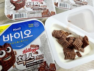 매일바이오 토핑요거트 — 4점을 준 리뷰어가 2021년 5월 올린 사용 사진