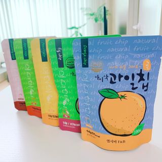 아비삭과일칩 5종 /딸기,사과,배,귤,무화과 5종 — 5점을 준 리뷰어가 2021년 3월 올린 사용 사진