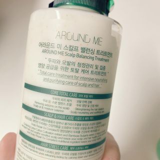 어라운드미 [어라운드 미] 탈모 증상 완화 스칼프 샴푸 + 두피 영양 공급 트리트먼트 — 5점을 준 리뷰어가 2021년 7월 올린 사용 사진