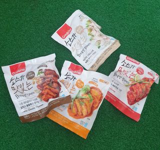 굽네몰 [굽네] 소스가 맛있는 닭가슴살 슬라이스 4종 — 4점을 준 리뷰어가 2021년 5월 올린 사용 사진