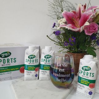 셀렉스스포츠 셀렉스 스포츠 웨이 프로틴 복숭아_ 330ml x 12팩 — 5점을 준 리뷰어가 2021년 10월 올린 사용 사진