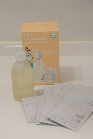 카엘라 락토 다마스크 로즈 여성청결제 젤 기획세트 — 5점을 준 리뷰어가 2023년 6월 올린 사용 사진