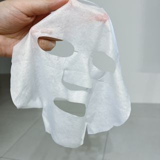 방방곳곳 편림초 수분진정 화이트닝 마스크팩 — 5점을 준 리뷰어가 2022년 10월 올린 사용 사진