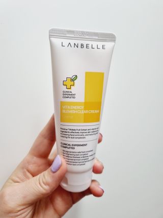 랑벨 비타 에너지 잡티 크림 75ml (피부 속 기미완화크림) — 5점을 준 리뷰어가 2022년 5월 올린 사용 사진