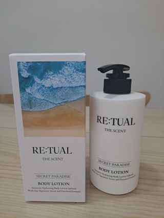레츄얼 더 센트 바디로션 시크릿 파라다이스(500ml) — 5점을 준 리뷰어가 2022년 7월 올린 사용 사진