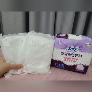 LG유니참 쏘피SOFY [SOFY] 안심숙면팬티 리뉴얼 — 5점을 준 리뷰어가 2021년 3월 올린 사용 사진