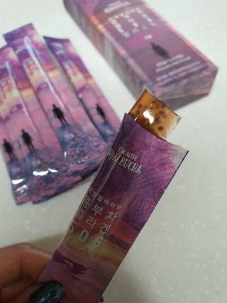 엘리샤코이 아임얼라이브 콤부차 콜라겐 506 스틱젤리 석류 — 3점을 준 리뷰어가 2021년 12월 올린 사용 사진