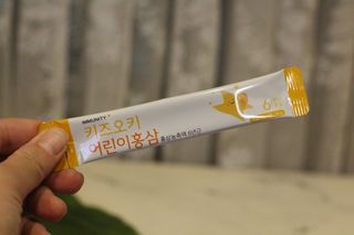 [이뮤니티플러스]우리아이 면역오키, 건강오키 _ 키즈오키 어린이홍삼 10포 1box — 3점을 준 리뷰어가 2022년 1월 올린 사용 사진